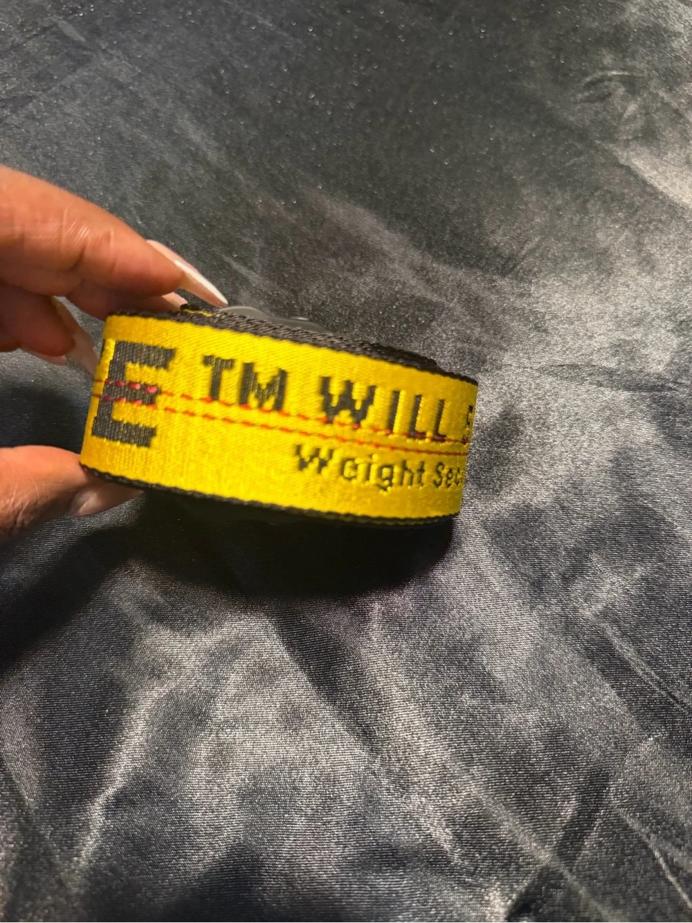 Off-White Yellow Industrial Belt - unisex Accessory